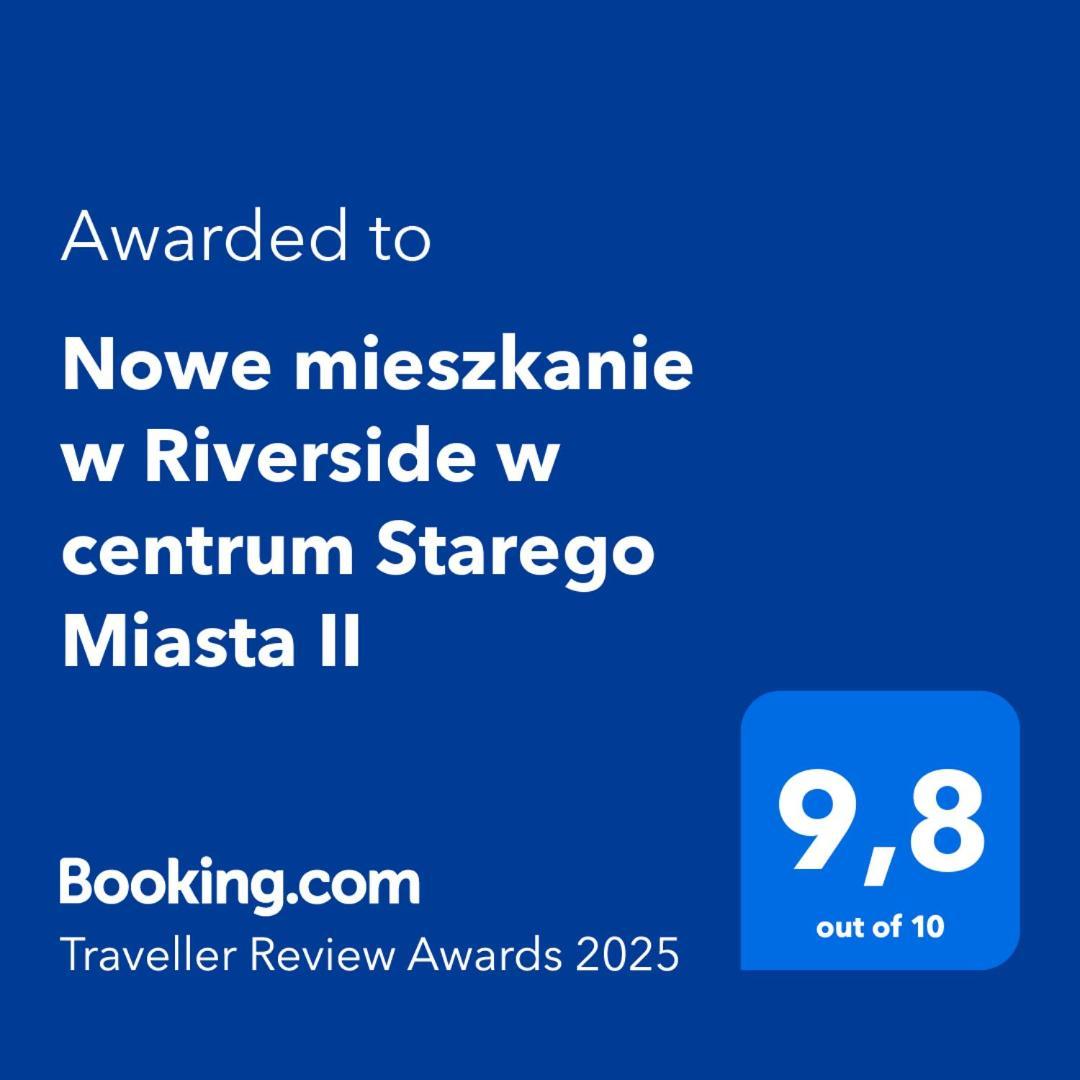 Nowe Mieszkanie W Riverside W Centrum Starego Miasta II Z Parkingiem Gdansk Dış mekan fotoğraf